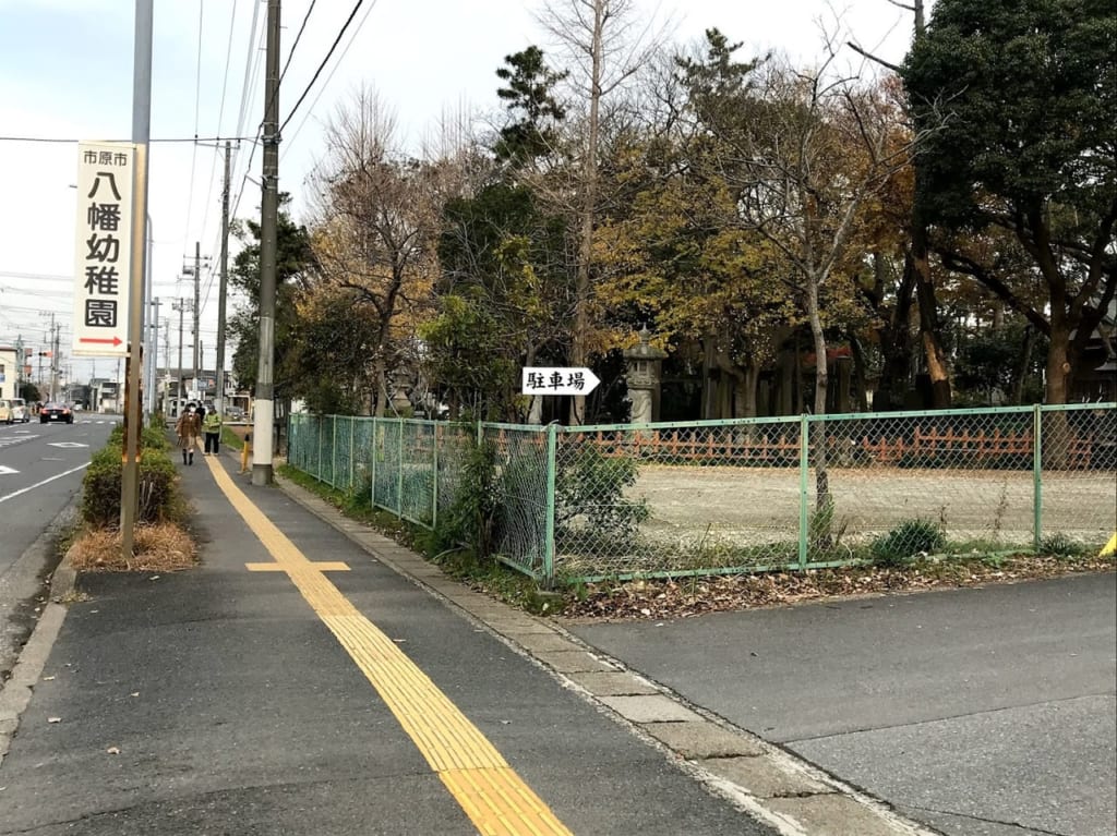 白金通りから八幡幼稚園