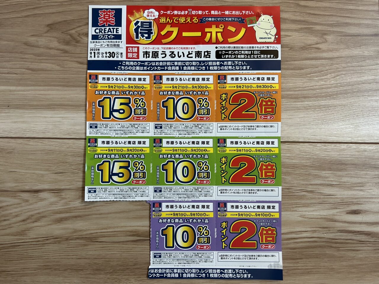 クリエイトSD市原うるいど南店